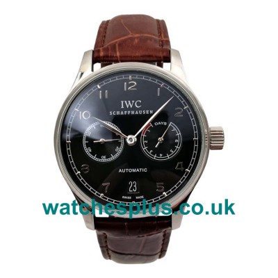 UK Luxury Replica IWC Portugieser IW500703 With Black Dials And Steel Cases For Men