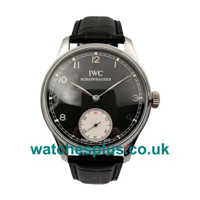 UK Best Quality 44 MM Replica IWC Portugieser IW545404 With Black Dials And Steel Cases Online