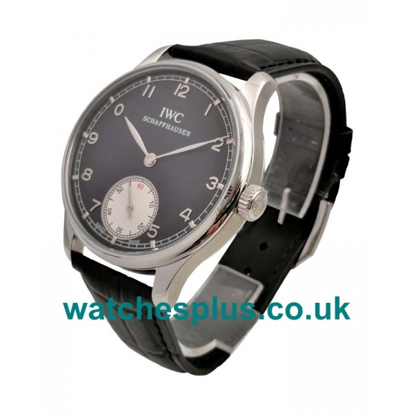 UK Best Quality 44 MM Replica IWC Portugieser IW545404 With Black Dials And Steel Cases Online