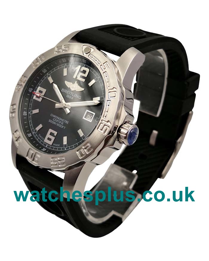 Top Quality Fake Breitling Colt A74387 Watches With Black Dials For Sale