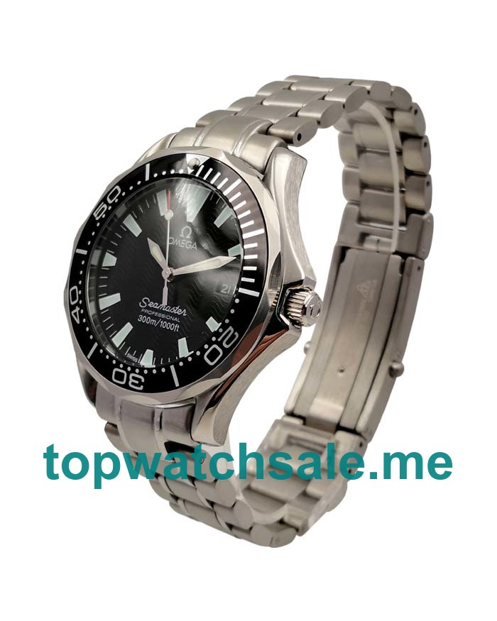 AAA Quality Omega Seamaster 300 M 2254.50.00 Replica Watches With Black Dials For Men