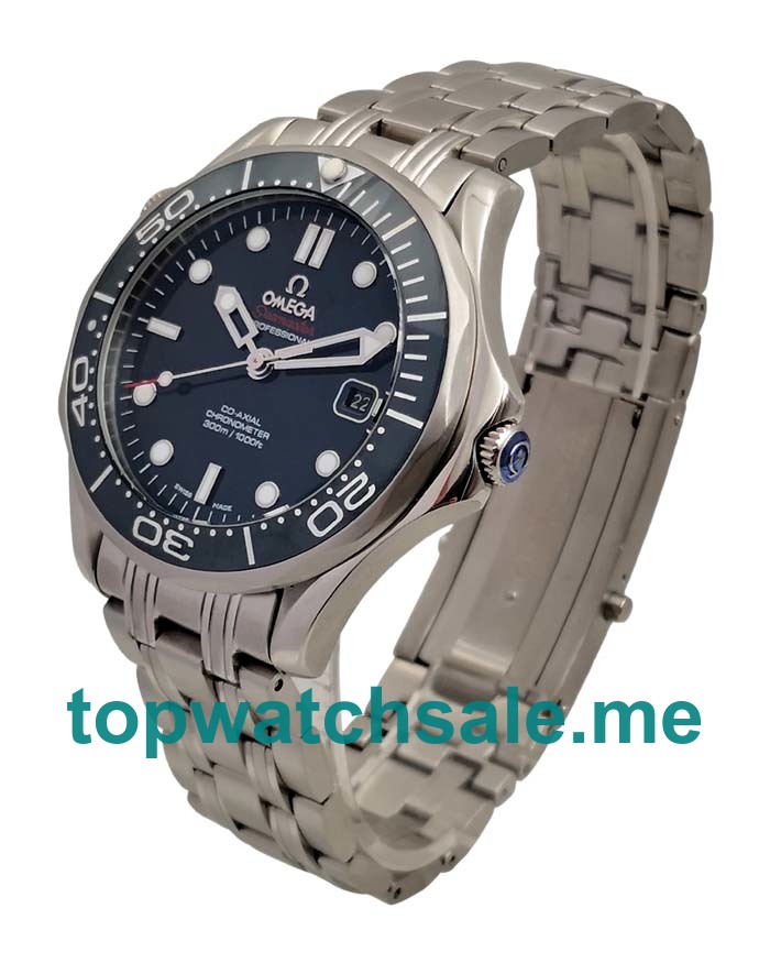 UK luxury 1:1 Replica Omega Seamaster 300 M 212.30.41.20.03.001 With Blue Dials For Men