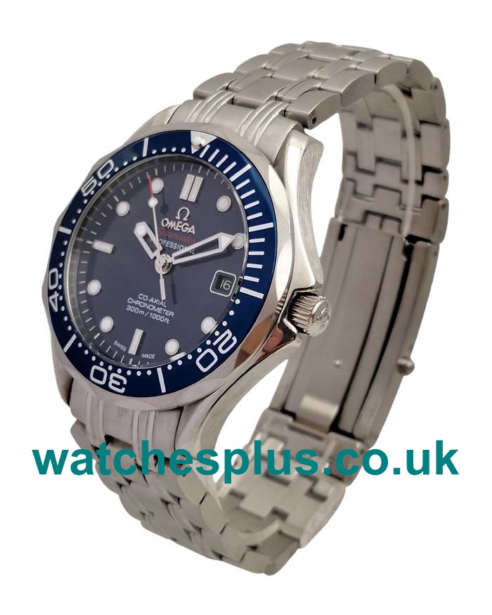 High Quality Omega Seamaster 300 M 212.30.41.20.03.001 Fake Watches With Blue Dials For Men