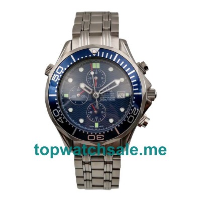 UK Top Quality Omega Seamaster 300 M 2599.80 Replica Watches With Blue Dials For Men