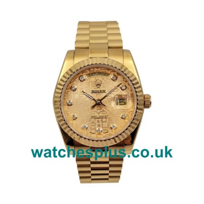 High Quality Rolex Day-Date 118238 Replica Watches With Champagne Dials For Sale