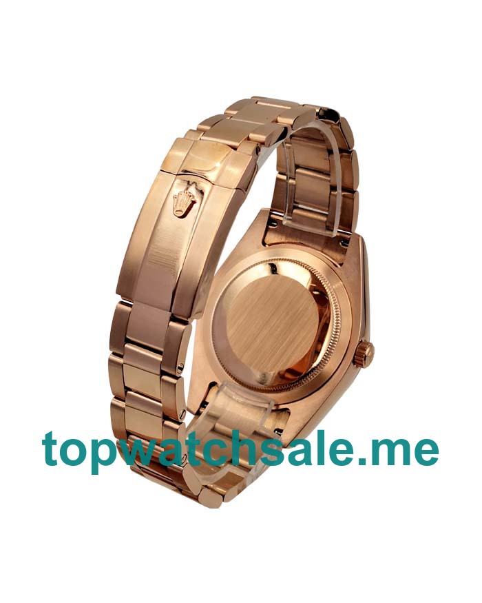 UK Luxury Rolex Sky-Dweller 326935 Replica Watches With Champagne Dials And Rose Gold Cases Online