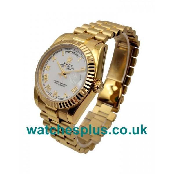 Top Quality Rolex Day-Date 118238 Fake Watches With White Dials For Sale