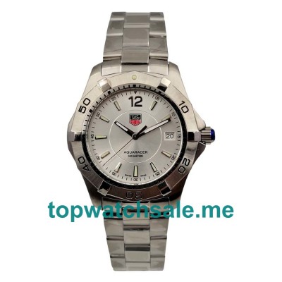 UK AAA Quality Replica TAG Heuer Aquaracer WAF1111.BA0801 With Silver Dials And Steel Cases