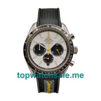 Best Quality Omega Speedmaster Racing 326.32.40.50.04.001 Replica Watches With White Dials For Men