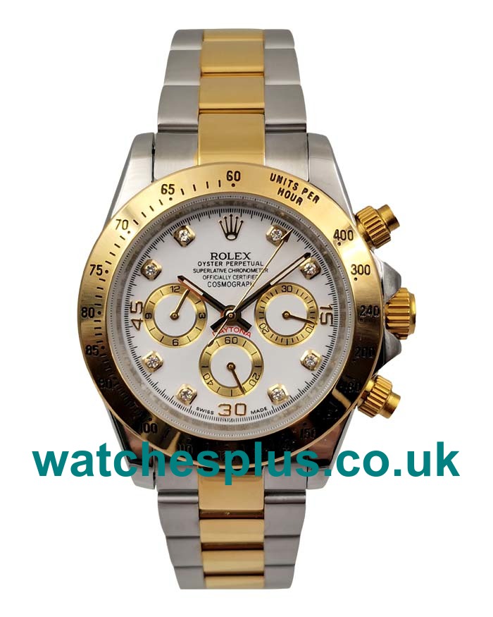 Best Quality Rolex Daytona 116523 Replica Watches With White Dials For Men