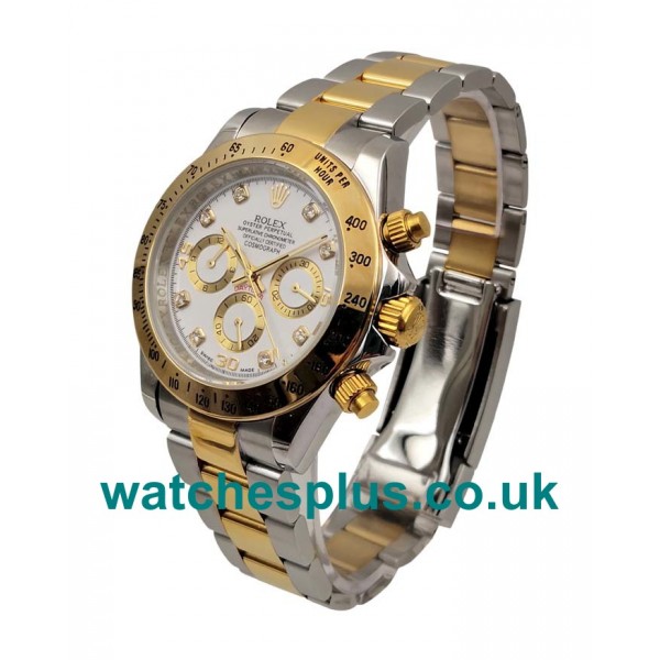 Best Quality Rolex Daytona 116523 Replica Watches With White Dials For Men