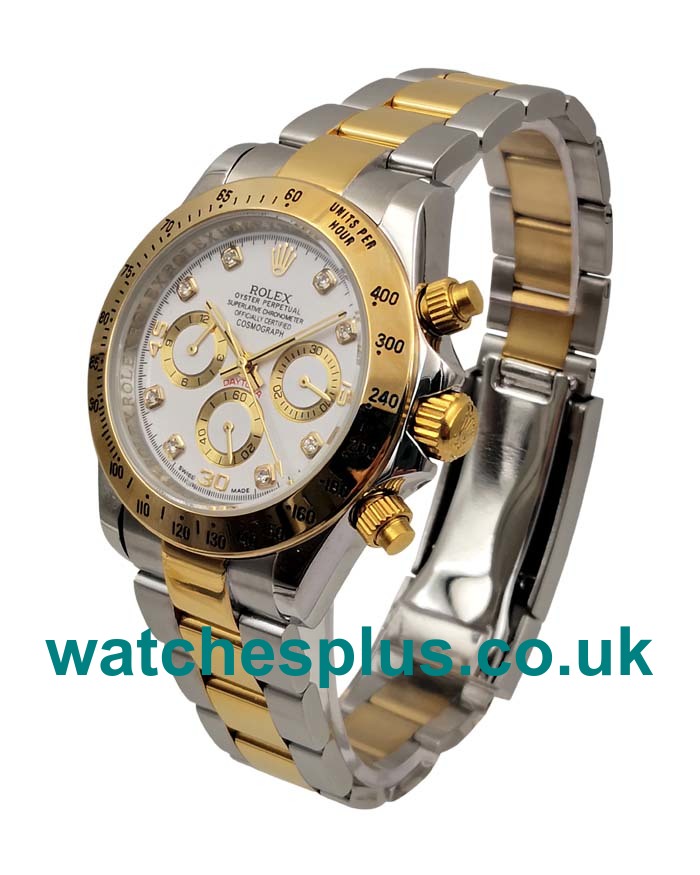 Best Quality Rolex Daytona 116523 Replica Watches With White Dials For Men