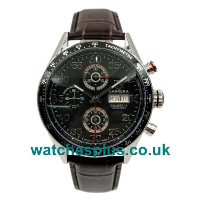 UK AAA Quality Replica TAG Heuer Carrera CV2A1R.FC6235 With Black Dials And Steel Cases Online