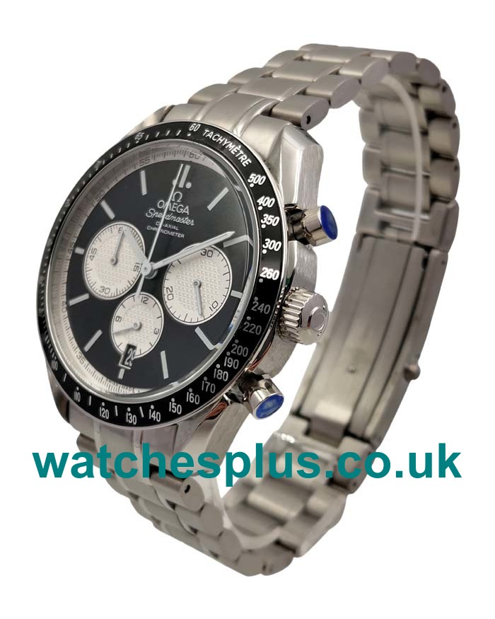 UK Swiss Made Fake Omega Speedmaster Racing 326.30.40.50.01.002 With Black Dials And Steel Cases For Sale