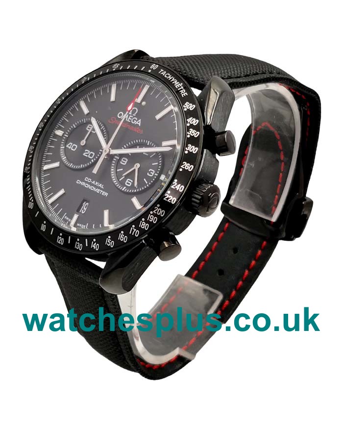 44 MM Perfect Omega Speedmaster 311.92.44.51.01.003 Replica Watches With Black Dials Online