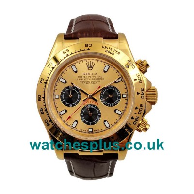 High Quality Rolex Daytona 116518 Replica Watches With Champagne Dials Online