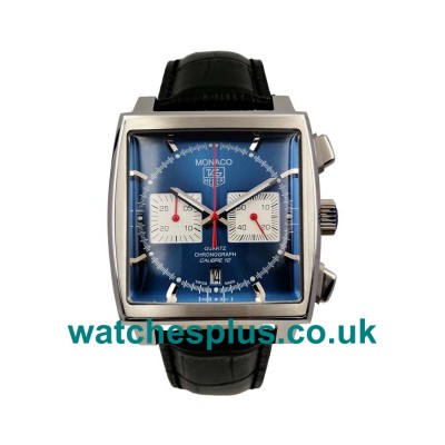 UK 40 MM Swiss Made Replica TAG Heuer Monaco CAW2111.FC6183 With Blue Dials For Sale