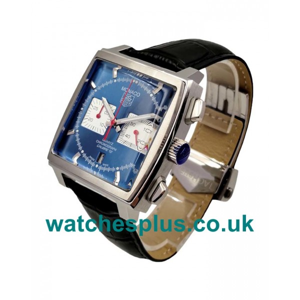 UK 40 MM Swiss Made Replica TAG Heuer Monaco CAW2111.FC6183 With Blue Dials For Sale