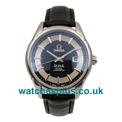 UK Top Quality Omega De Ville 431.33.41.21.01.001 Replica Watches With Black Dials For Men