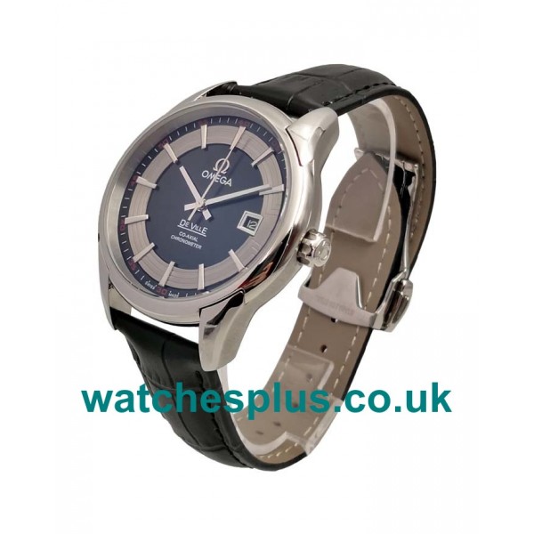 UK Top Quality Omega De Ville 431.33.41.21.01.001 Replica Watches With Black Dials For Men