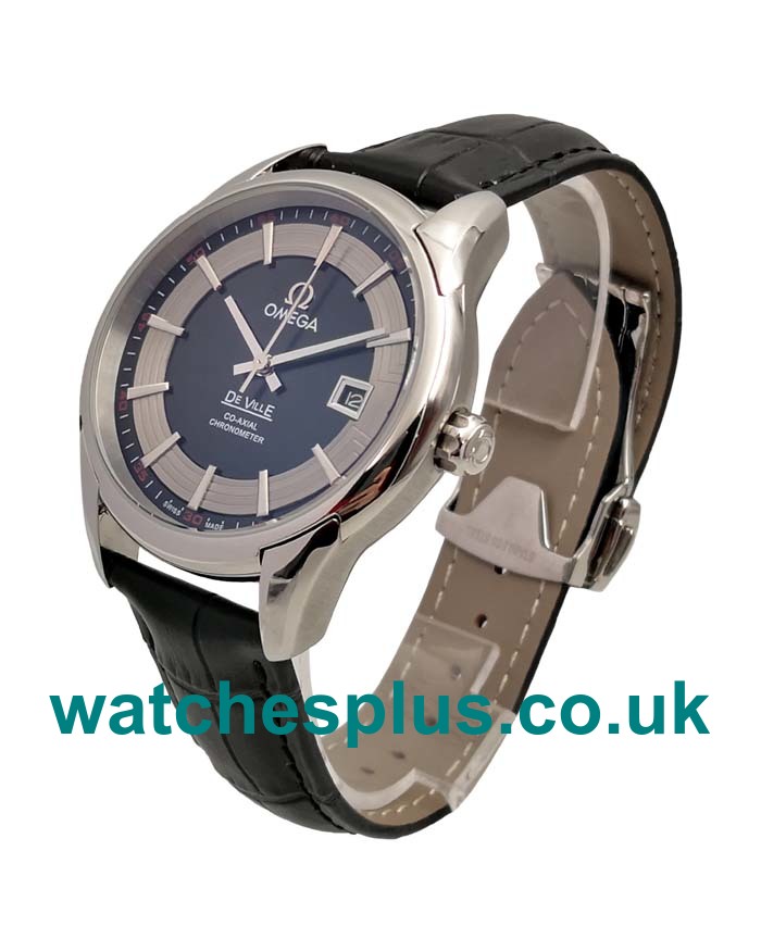 UK Top Quality Omega De Ville 431.33.41.21.01.001 Replica Watches With Black Dials For Men