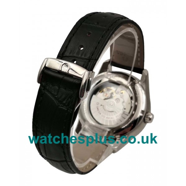 UK Top Quality Omega De Ville 431.33.41.21.01.001 Replica Watches With Black Dials For Men