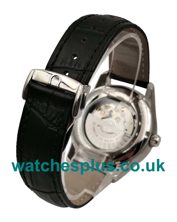 UK Top Quality Omega De Ville 431.33.41.21.01.001 Replica Watches With Black Dials For Men