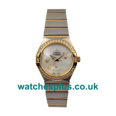 UK Top Quality Omega Constellation 123.25.24.60.05.001 Fake Watches With Mother-Of-Pearl Dials For Women