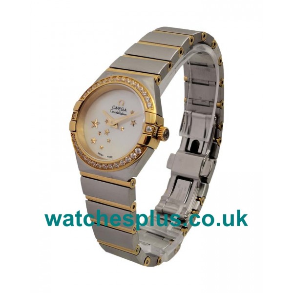 UK Top Quality Omega Constellation 123.25.24.60.05.001 Fake Watches With Mother-Of-Pearl Dials For Women