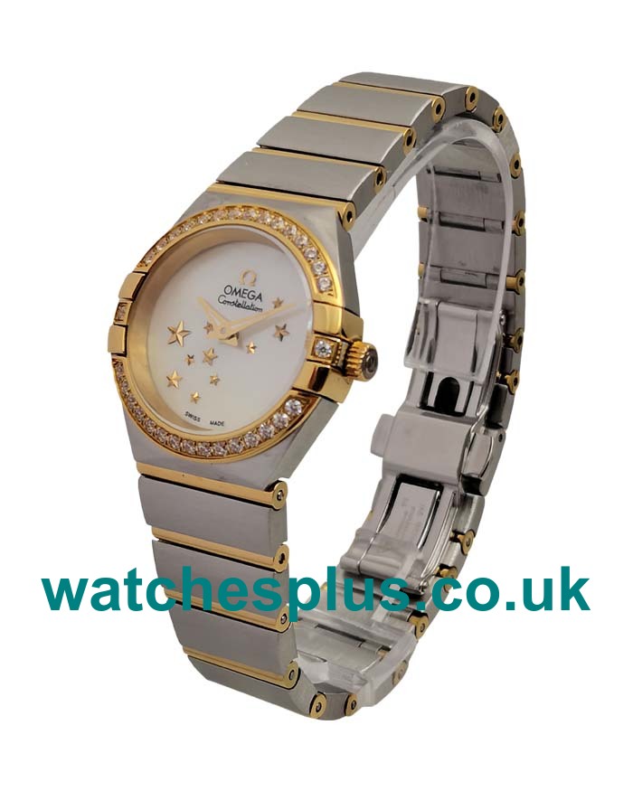 UK Top Quality Omega Constellation 123.25.24.60.05.001 Fake Watches With Mother-Of-Pearl Dials For Women