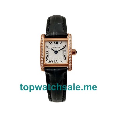 UK High End Cartier Tank Francaise WE104531 Replica Watches With Silver Dials Online