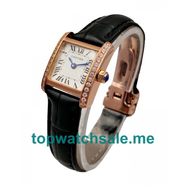 UK High End Cartier Tank Francaise WE104531 Replica Watches With Silver Dials Online