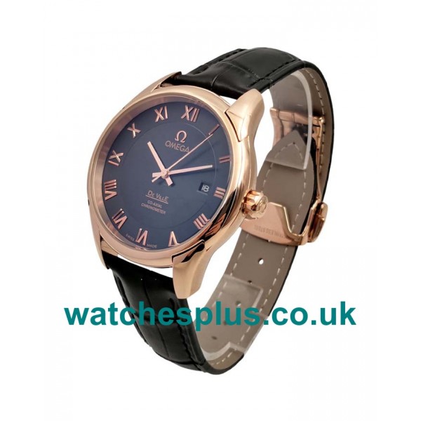 UK Best 1:1 Fake Omega De Ville Hour Vision 431.53.41.21.13.001 With Black Dials For Men