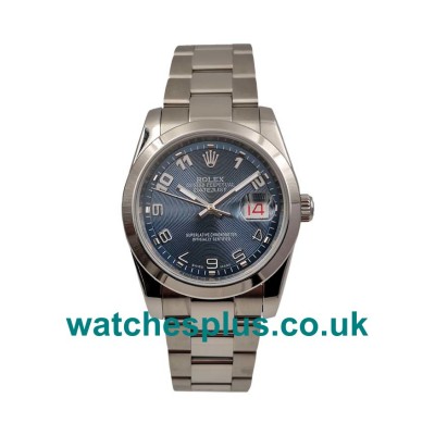 UK AAA Quality Rolex Datejust 116200 Replica Watches With Blue Dials Online