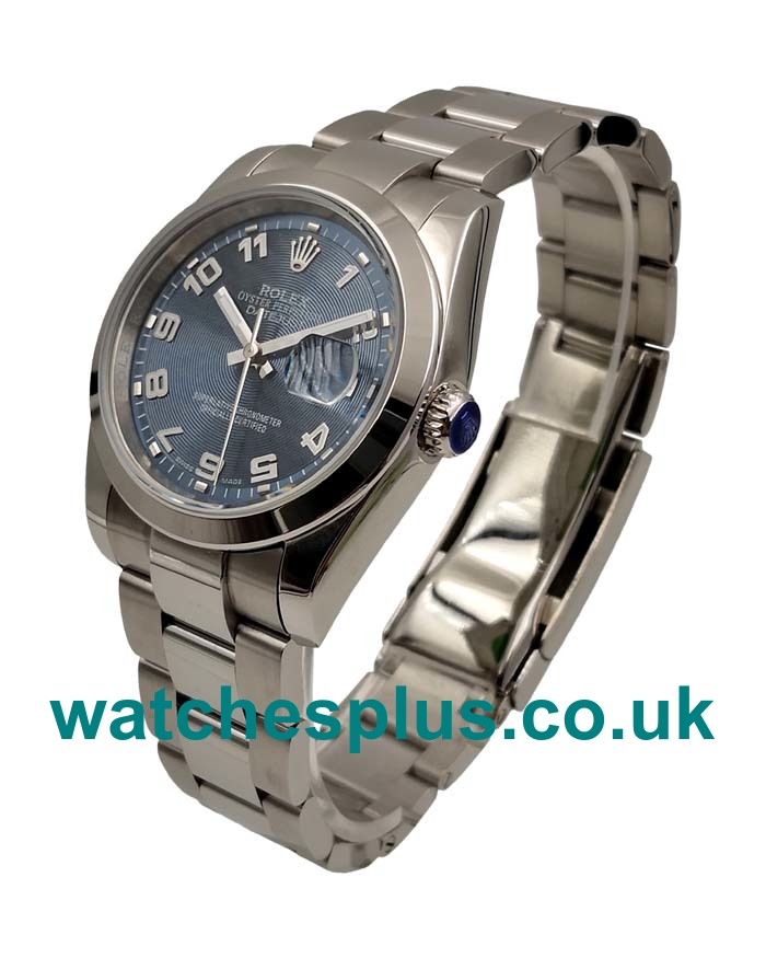 UK AAA Quality Rolex Datejust 116200 Replica Watches With Blue Dials Online