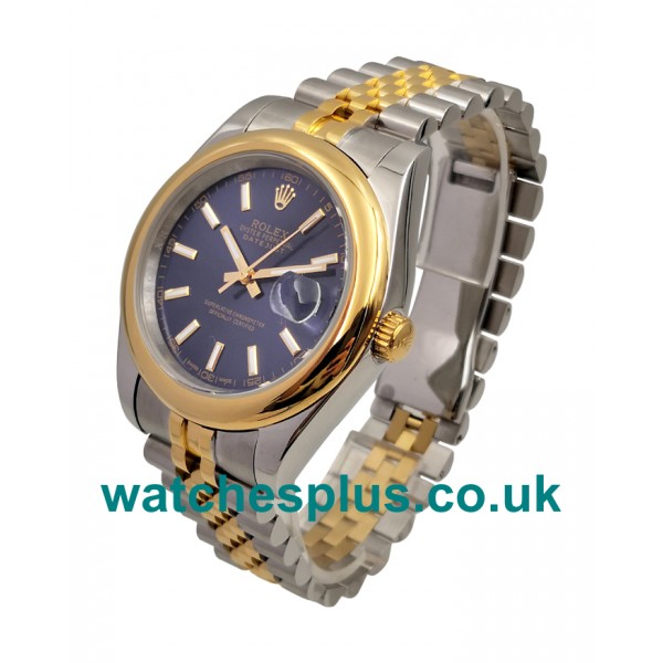 UK High Quality Rolex Datejust 126303 Replica Watches With Blue Dials For Men