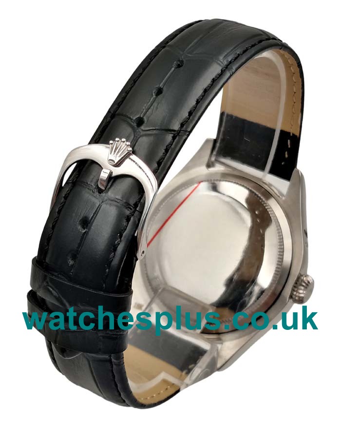 UK High Quality 39 MM Fake Rolex Cellini 50519 With White Dials And Steel Cases For Sale