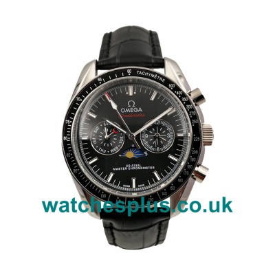 Top Quality Black Dials Omega Speedmaster Moonwatch 304.33.44.52.01.001 Fake Watches For Men