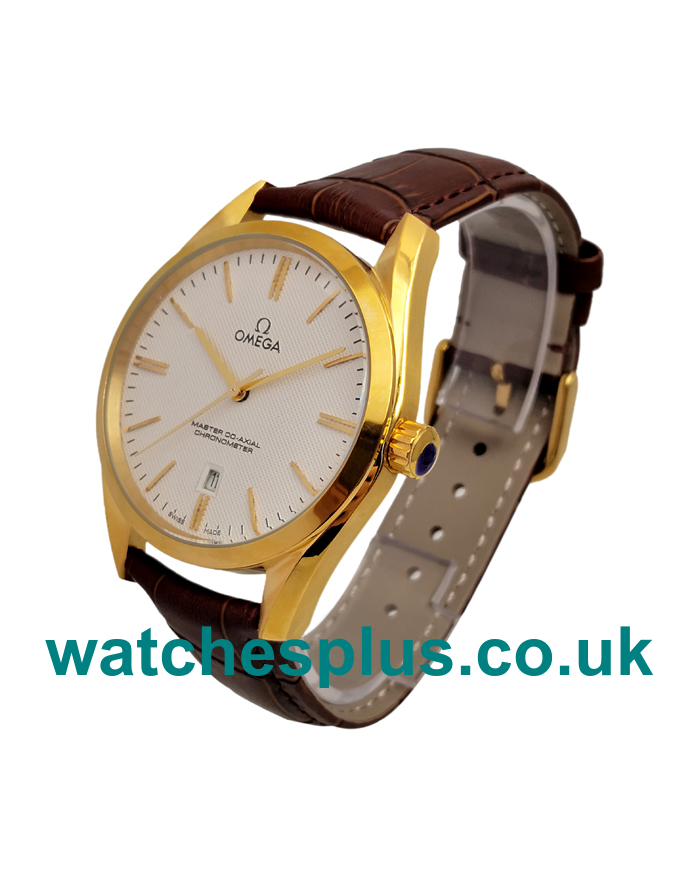 UK Swiss Made Replica Omega De Ville Hour Vision 432.53.40.21.02.001 With White Dials For Sale