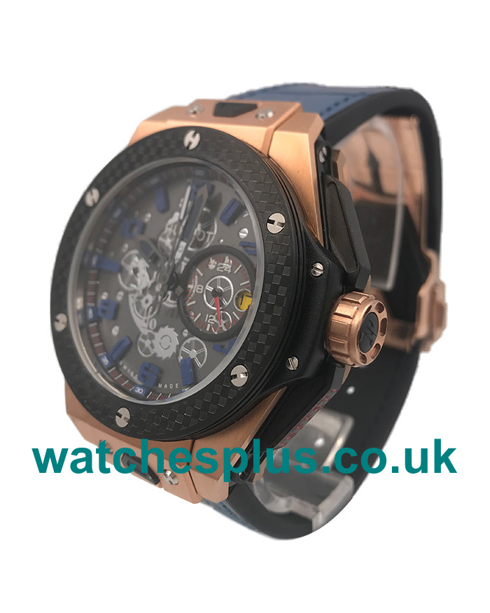 UK Best Online Fake Hublot Big Bang 411.OM.1180.RX With Black Dials Rose Gold Cases