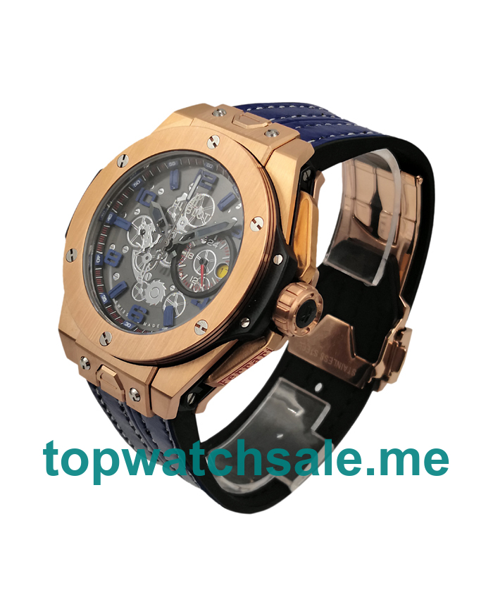 UK Best 48 MM Replica Hublot Big Bang 411.OX.5189.RX With Black Dials Rose Gold Cases