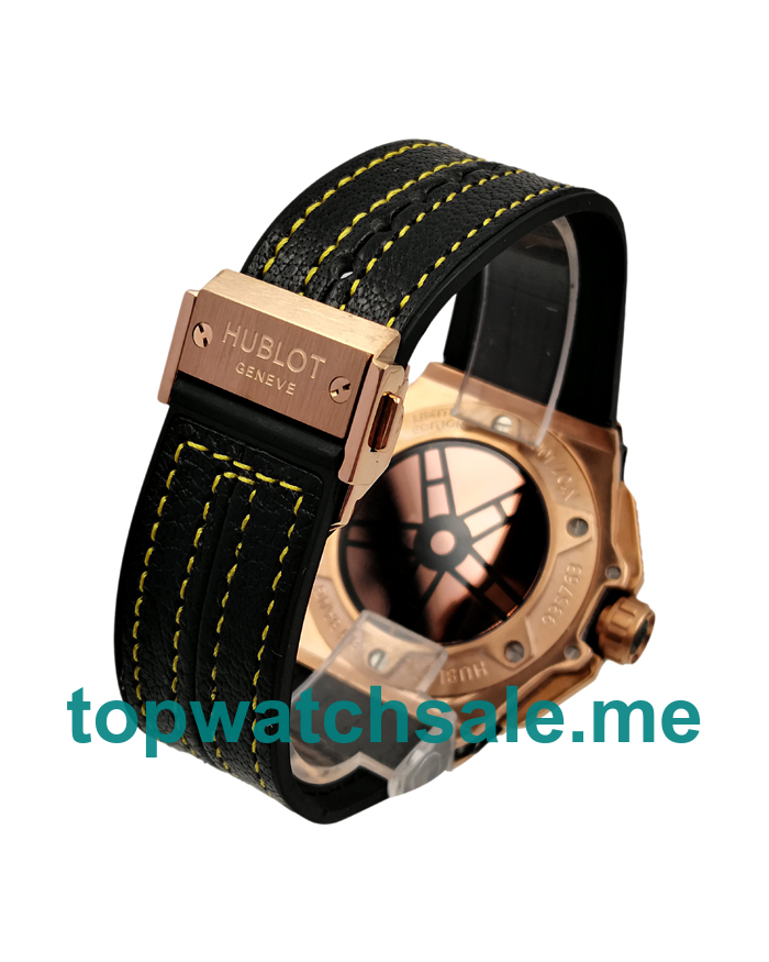 UK Swiss Luxury 48 MM Fake Hublot Big Bang 411.OX.5189.RX With Black Dials Rose Gold Cases