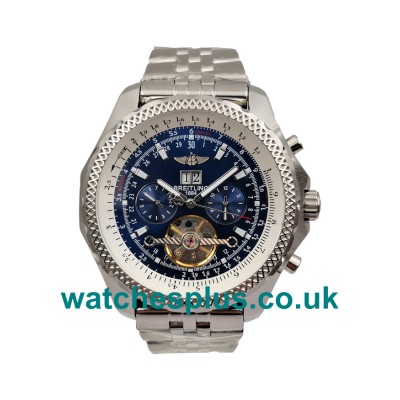 Best Quality Breitling Bentley Mulliner Tourbillon Replica Watches With Blue Dials For Men