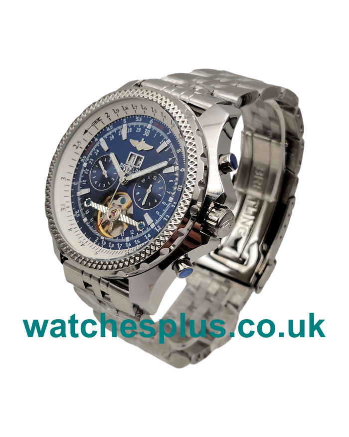 Best Quality Breitling Bentley Mulliner Tourbillon Replica Watches With Blue Dials For Men