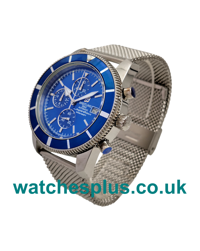 UK Cheap 46 MM Replica Breitling Superocean Heritage A13320 With Blue Dials For Men