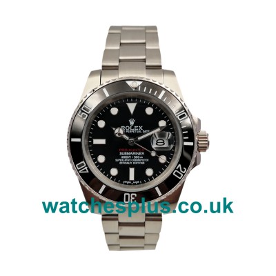 UK Best 1:1 Rolex Submariner 116610 LN Replica Watches With Black Dials For Sale