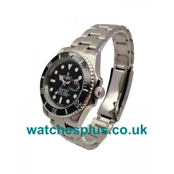 UK Best 1:1 Rolex Submariner 116610 LN Replica Watches With Black Dials For Sale