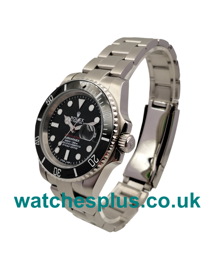 UK Best 1:1 Rolex Submariner 116610 LN Replica Watches With Black Dials For Sale