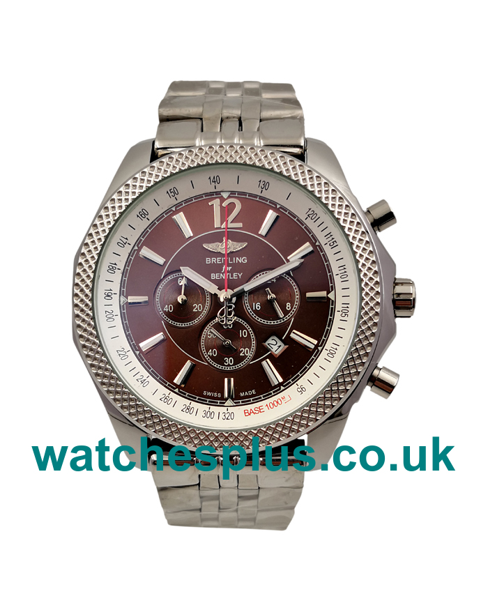 High Quality Breitling Bentley Motors A25362 Replica Watches With Coffee Dials For Sale