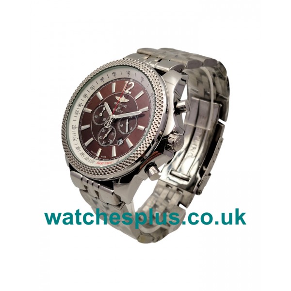 High Quality Breitling Bentley Motors A25362 Replica Watches With Coffee Dials For Sale